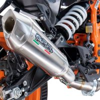 Esapament GPR compatibil cu Husqvarna Vitpilen 125 2024 Evacuare slip-on omologata, inclusiv db killer detașabil și cot de legătură,GP-Revo Titanium
