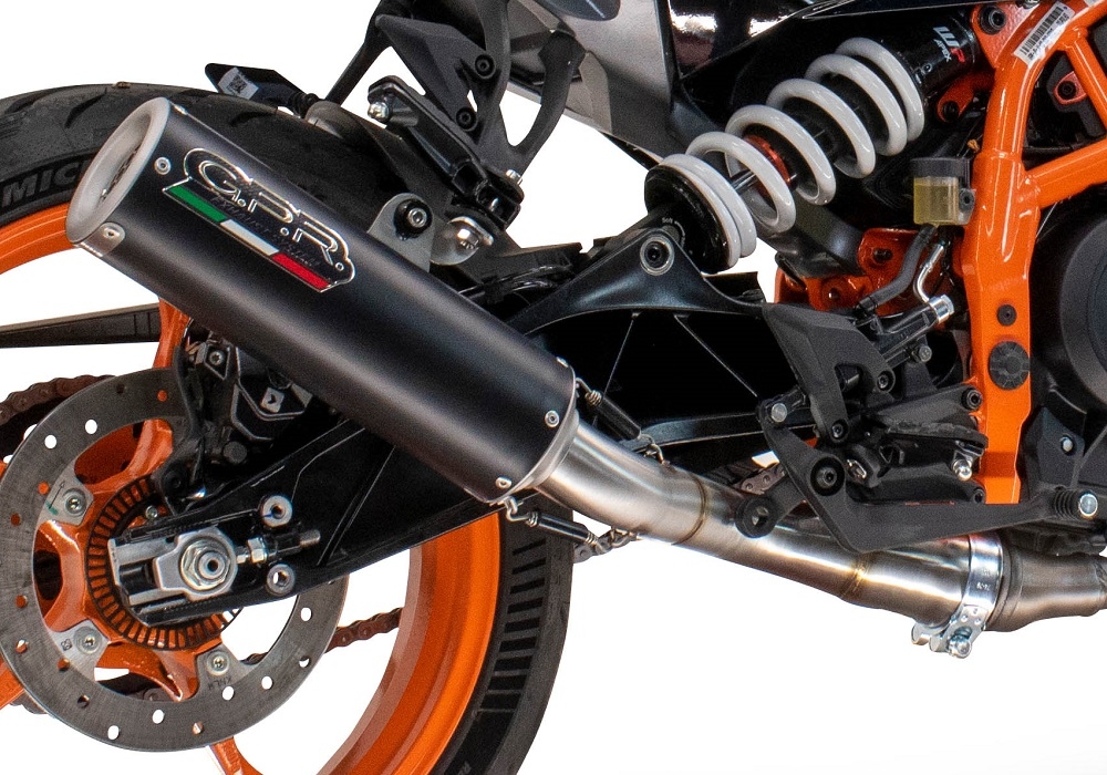 Esapament GPR compatibil cu Husqvarna Vitpilen 401 2024 Evacuare slip-on omologata, inclusiv db killer detașabil și cot de legătură,M3 Black Titanium