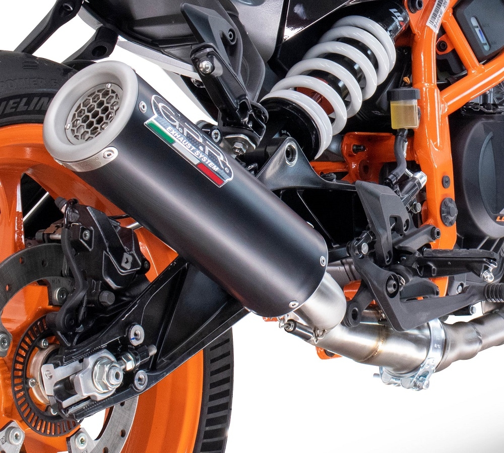 Esapament GPR compatibil cu Husqvarna Vitpilen 401 2024 Evacuare slip-on omologata, inclusiv db killer detașabil și cot de legătură,M3 Black Titanium