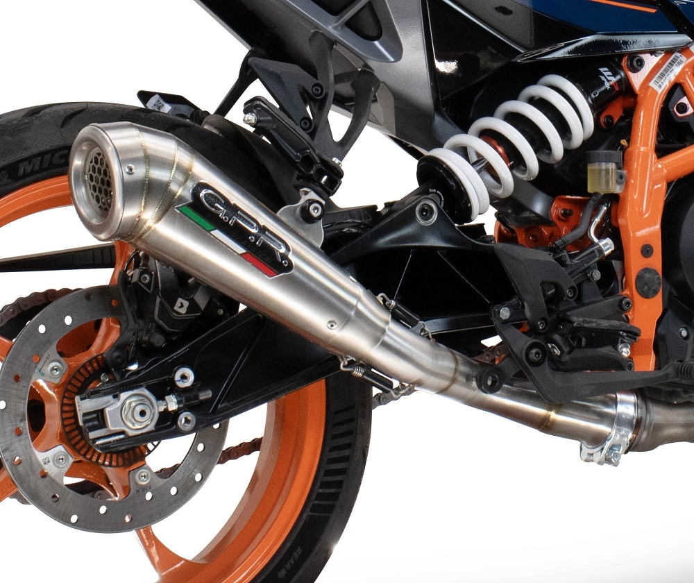Esapament GPR compatibil cu Husqvarna Vitpilen 401 2024 Evacuare slip-on omologata, inclusiv db killer detașabil și cot de legătură,Powercone Evo