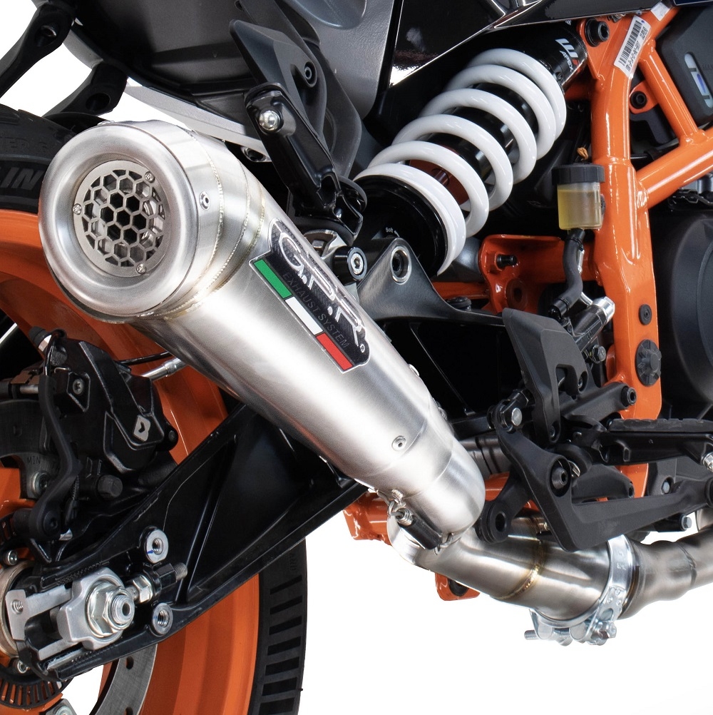 Esapament GPR compatibil cu Husqvarna Vitpilen 401 2024 Evacuare slip-on omologata, inclusiv db killer detașabil și cot de legătură,Powercone Evo