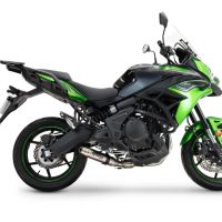 Esapament GPR compatibil cu Kawasaki Versys 650 2023  Sistem complet de evacuare Racing,Deeptone Inox