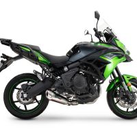 Esapament GPR compatibil cu Kawasaki Versys 650 2023 Sistem complet de evacuare Racing, inclusiv db killer detașabil,GP-Revo Titanium