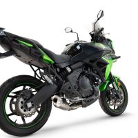 Esapament GPR compatibil cu Kawasaki Versys 650 2023 Sistem complet de evacuare Racing, inclusiv db killer detașabil,GP-Revo Titanium