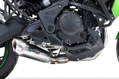 Exhaust compatible with Kawasaki Ninja 650 2023-2025, GP-Revo Titanium, Racing full system exhaust, including removable db killer
