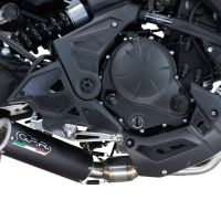 Esapament GPR compatibil cu Kawasaki Ninja 650 2023 Sistem complet de evacuare de curse, inclusiv db killer/parascântei detașabil,M3 Black Titanium
