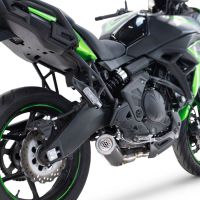 Esapament GPR compatibil cu Kawasaki Versys 650 2023 Sistem complet de evacuare de curse, inclusiv db killer/parascântei detașabil,M3 Black Titanium