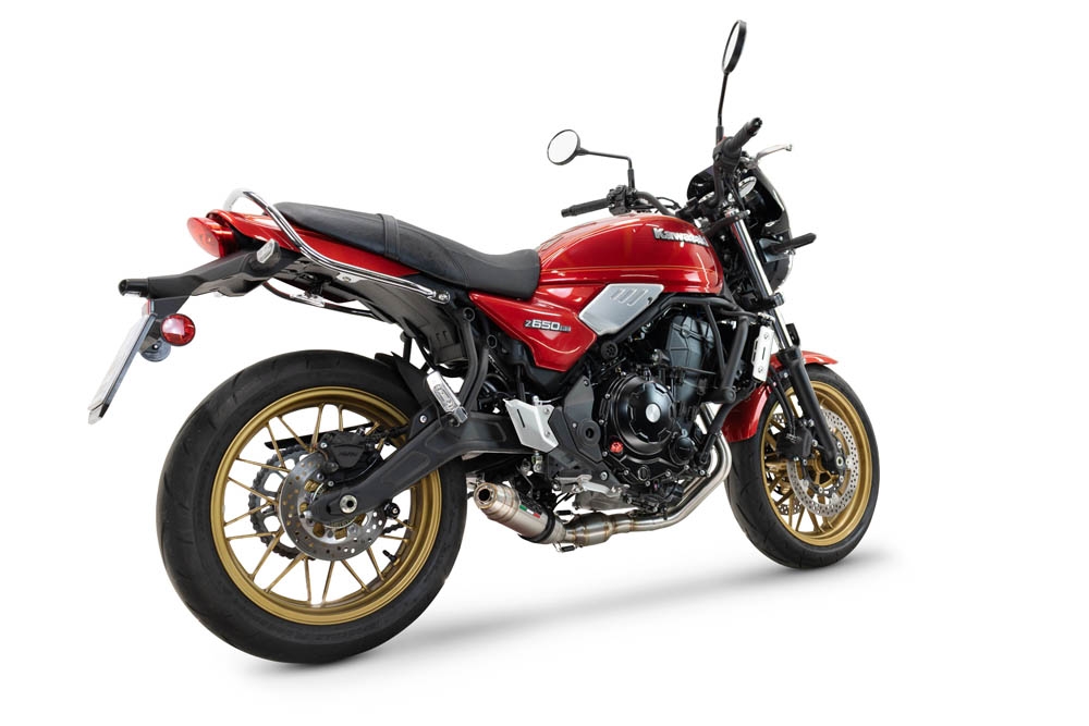 Exhaust compatible with Kawasaki Z 650 RS 2024-2025, Deeptone Inox, Racing full system exhaust