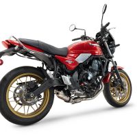 Exhaust compatible with Kawasaki Z 650 RS 2024-2025, Deeptone Inox, Racing full system exhaust