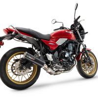 Esapament GPR compatibil cu Kawasaki Z 650 RS 2024 Amortizor omologat pentru zgomot, inclusiv linie completă, db killer și catalizator conform pentru inspecție,M3 Black Titanium