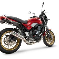 Esapament GPR compatibil cu Kawasaki Z 650 RS 2024 Amortizor omologat pentru zgomot, inclusiv linie completă, db killer și catalizator conform pentru inspecție,M3 Inox 