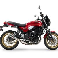 Esapament GPR compatibil cu Kawasaki Z 650 RS 2024 Amortizor omologat pentru zgomot, inclusiv linie completă, db killer și catalizator conform pentru inspecție,Powercone Evo