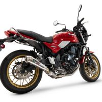 Esapament GPR compatibil cu Kawasaki Z 650 RS 2024 Amortizor omologat pentru zgomot, inclusiv linie completă, db killer și catalizator conform pentru inspecție,Powercone Evo