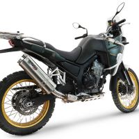 Esapament GPR compatibil cuKove 800X 2024 Evacuare slip-on de curse, inclusiv cot de legătură și dbkiller detașabil,Dual Inox