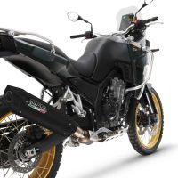 Esapament GPR compatibil cuKove 800X 2024 Evacuare slip-on de curse, inclusiv cot de legătură și dbkiller detașabil,Furore-X Titanio Nero
