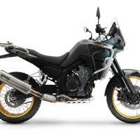 Esapament compatibil cuKove 800X 2024 Evacuare slip-on omologata, inclusiv db killer detașabil și conductă de legătură,Satinox 