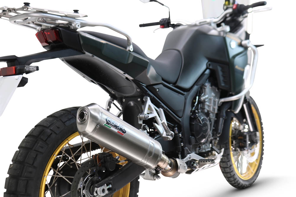 Esapament compatibil cuKove 800X 2024 Evacuare slip-on omologata, inclusiv db killer detașabil și conductă de legătură,Satinox 
