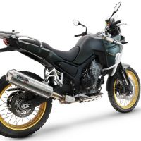 Esapament compatibil cuKove 800X 2024 Evacuare slip-on omologata, inclusiv db killer detașabil și conductă de legătură,Satinox 