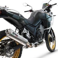 Esapament GPR compatibil cuKove 800X 2024 Evacuare slip-on omologata, inclusiv db killer detașabil și conductă de legătură,Dune Triovale Titanio