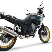 Esapament GPR compatibil cuKove 800X 2024 Evacuare slip-on omologata, inclusiv db killer detașabil și conductă de legătură,Dune Triovale Titanio