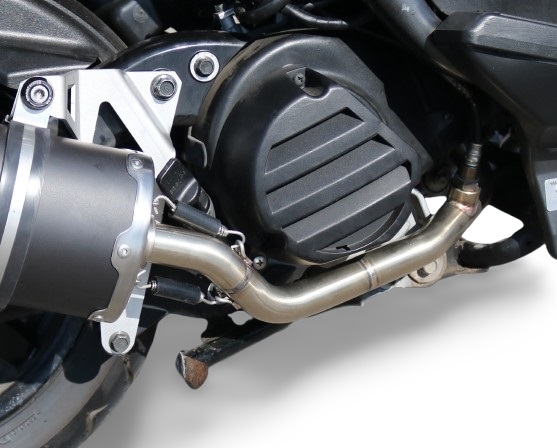 Exhaust compatible with Yamaha BW'S 125 2010-2013, Evo4 Road, Homologated legal full system exhaust, including removable db killer
