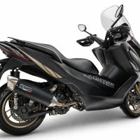 Esapament GPR compatibil cu Zontes 365E 2024 Evacuare slip-on legală pentru piețele din Marea Britanie și din afara UE, inclusiv coturi de legătură și db killer detașabil,Furore-X Scooter