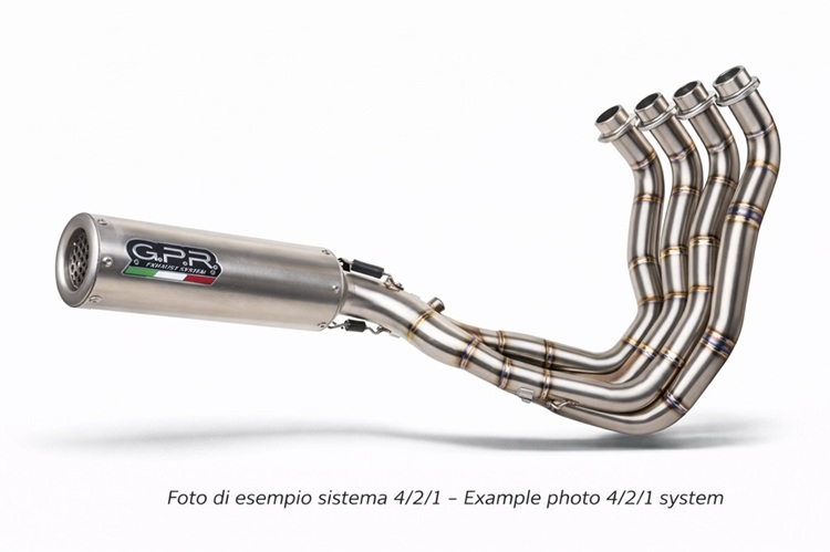 GPR exhaust compatible with Honda Cbr 1000 RR 2017-2019, M3 Inox , Homologated legal full system exhaust, including removable db killer and catalyst 