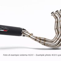 GPR exhaust compatible with Honda Cbr 1000 RR 2008-2013, M3 Black Titanium, Homologated legal full system exhaust, including removable db killer and catalyst 