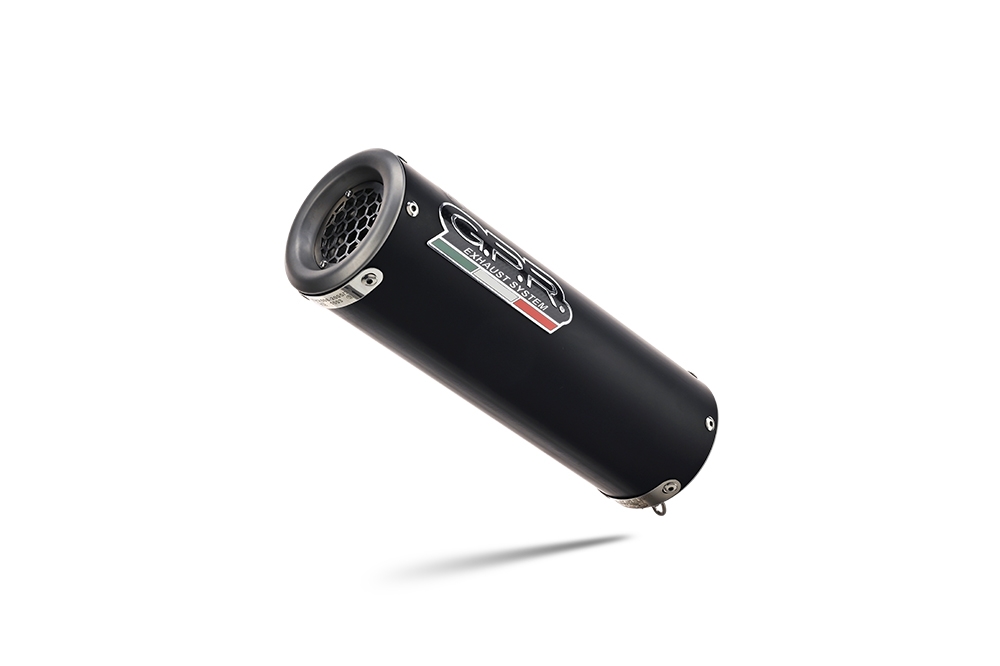 Esapament GPR compatibil cu Bmw G 310 R 2022 Sistem complet de evacuare legal omologat, inclusiv db killer și catalizator detașabil,M3 Black Titanium