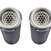 Esapament GPR compatibil cu Ducati Monster 796 2010 Evacuare cu dublă omologare legală, inclusiv db killer detașabile, coturi de legătură și catalizatori,M3 Black Titanium