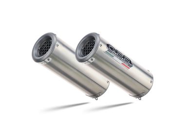 Exhaust compatible with Kawasaki Z 1000 Sx 2011-2016, M3 Inox , Dual racing slip-on exhaust including link pipes