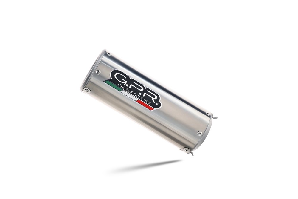 Esapament GPR compatibil cu Aprilia Tuono V4 R -Std -Aprc 1000 2011 Evacuare slip-on omologata, inclusiv db killer detașabil și cot de legătură,M3 Inox 