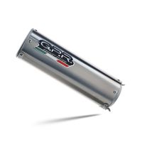 Esapament GPR compatibil cu Aprilia Tuono 1100 V4 Rr 2021 Evacuare slip-on omologata, inclusiv db killer detașabil, cot de legătură și catalizator,M3 Inox 