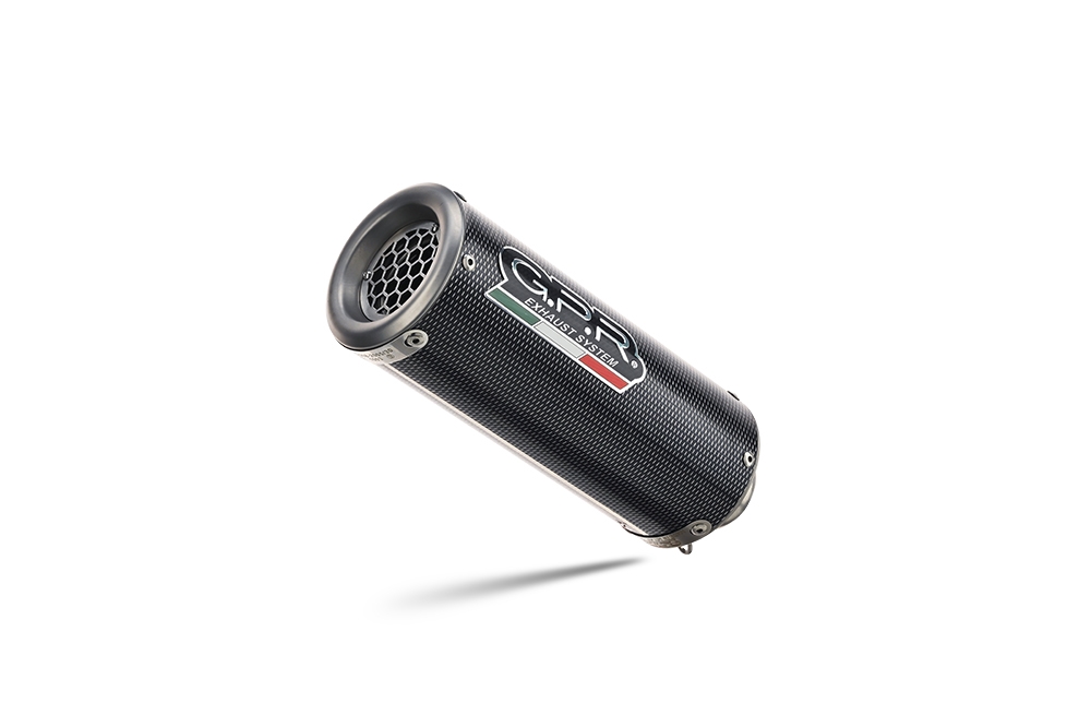 Exhaust compatible with Yamaha Tracer 9 GT 2021-2024, M3 Poppy , Homologated legal full system exhaust, including removable db killer and catalyst