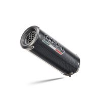 Esapament GPR compatibil cu Cf Moto 700 Mt 2023 Evacuare slip-on omologata, inclusiv db killer detașabil, cot de legătură și catalizator,M3 Poppy 
