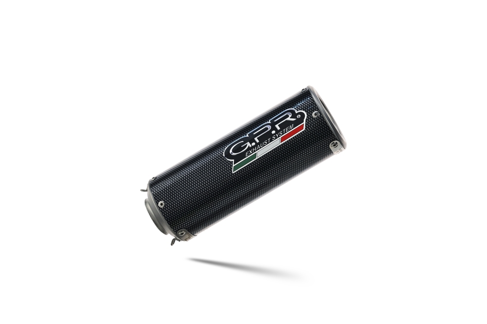 Exhaust compatible with Kawasaki Z 1000 Sx 2011-2016, M3 Poppy , Dual racing slip-on exhaust including link pipes