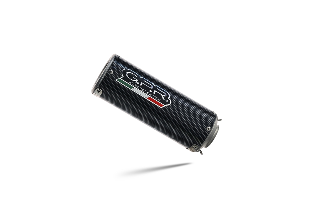 Exhaust compatible with Yamaha Tracer 9 GT 2021-2024, M3 Poppy , Homologated legal full system exhaust, including removable db killer and catalyst