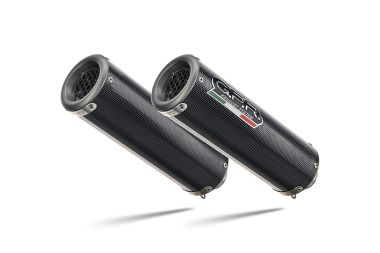 Exhaust compatible with Ducati 748 -S -SP -SPS -R -RS 1995-2002, M3 Poppy , Mid-full system exhaust with dual homologated and legal silencers, including removable db killer