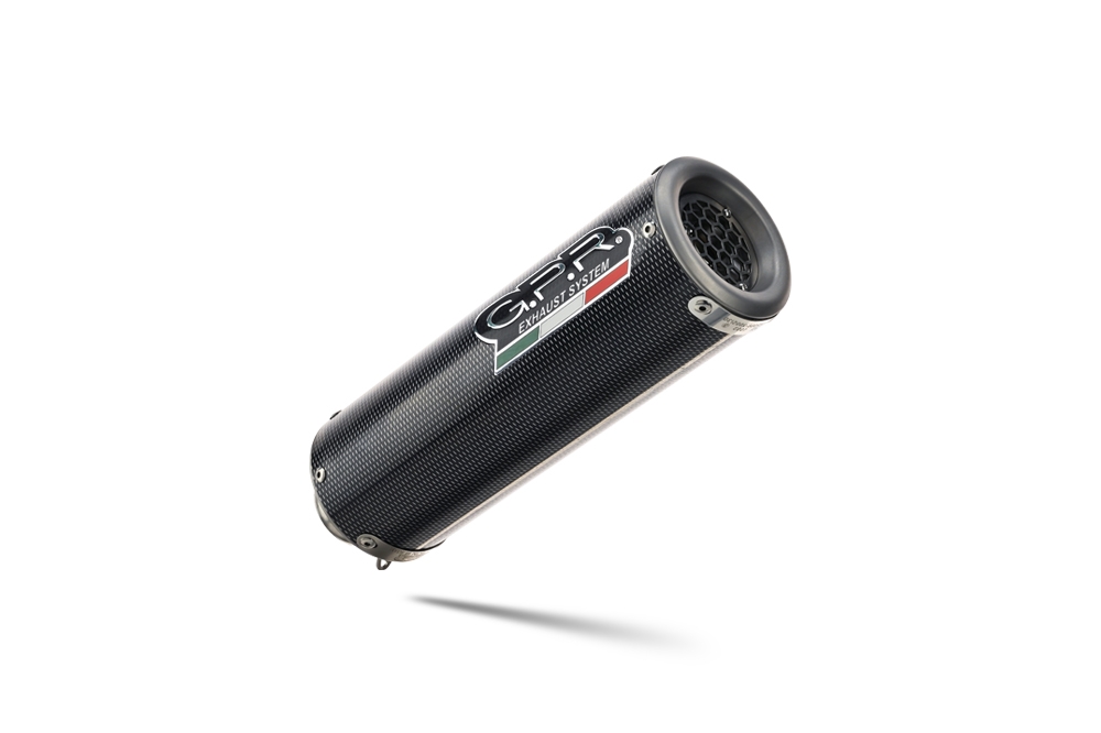 Esapament GPR compatibil cu Bmw R 1200 R 2011 Evacuare slip-on omologata, inclusiv db killer detașabil și cot de legătură,M3 Poppy 