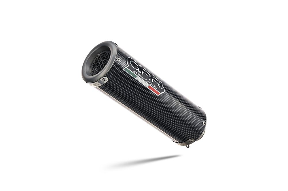 Esapament GPR compatibil cu Benelli Bn 302 S 2015 Evacuare slip-on omologata, inclusiv db killer detașabil și cot de legătură,M3 Poppy 