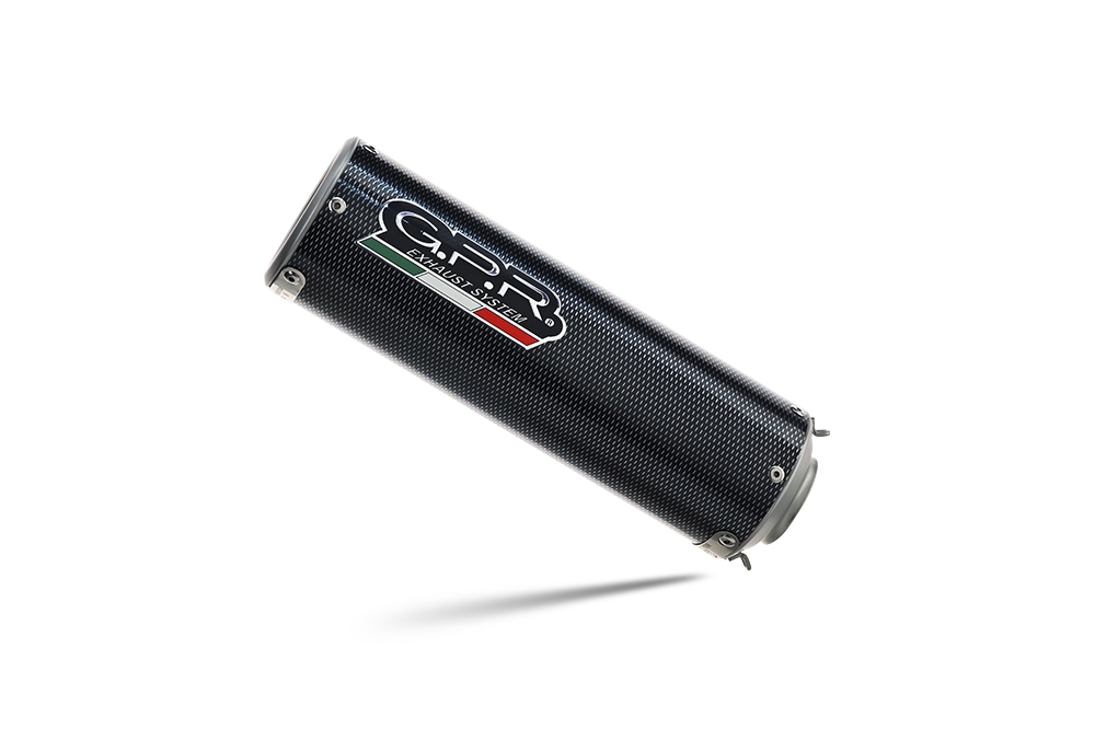 Esapament GPR compatibil cu Benelli Bn 302 S 2015 Evacuare slip-on omologata, inclusiv db killer detașabil și cot de legătură,M3 Poppy 