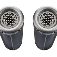 Exhaust compatible with Kawasaki Z 1000 Sx 2011-2016, M3 Poppy , Dual racing slip-on exhaust including link pipes