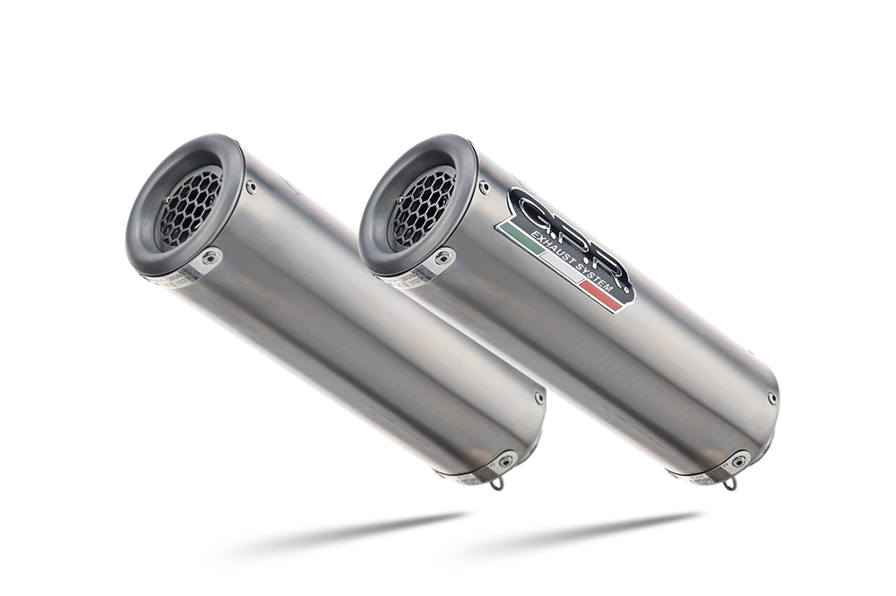 Exhaust compatible with Ducati 916 -SP -SPS -Racing -Senna 1994-1999, M3 Titanium Natural, Mid-full system exhaust with dual homologated and legal silencers, including removable db killer