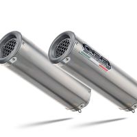 Esapament GPR compatibil cu Aprilia Rsv 1000 R Factory 2006 Evacuare cu dublă omologare legală, inclusiv db killers și coturi de legătură detașabile,M3 Titanium Natural