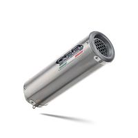 Esapament GPR compatibil cu Moto Guzzi V85 TT 2021 Evacuare slip-on omologata, inclusiv db killer detașabil și cot de legătură,M3 Titanium Natural