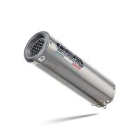 Exhaust compatible with Honda Cbr 600 F 2011-2014, M3 Titanium Natural, Homologated legal slip-on exhaust including removable db killer and link pipe