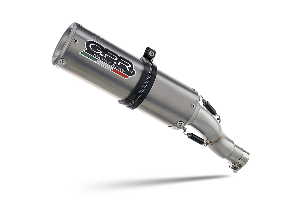 Exhaust compatible with Bmw S 1000 Rr 2009-2011, M3 Titanium Natural, Homologated legal full system exhaust, including removable db killer