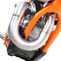 Esapament GPR compatibil cu Gas Gas MC 450F 2021 Sistem complet de evacuare de curse, inclusiv db killer/parascântei detașabil,Pentacross FULL Titanium