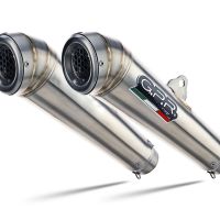 Esapament GPR compatibil cu Husqvarna TE 630 E - SMS 630 - Smr 630 2010 Evacuare cu dublă omologare legală, inclusiv db killers și coturi de legătură detașabile,Powercone Evo