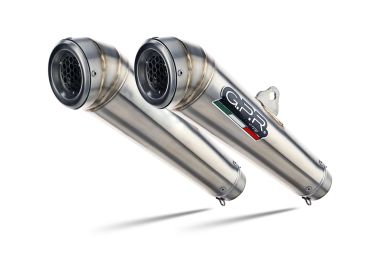 Esapament GPR compatibil cu Moto Morini Sport 1200 2008 Evacuare cu dublă omologare legală, inclusiv db killers și coturi de legătură detașabile,Powercone Evo